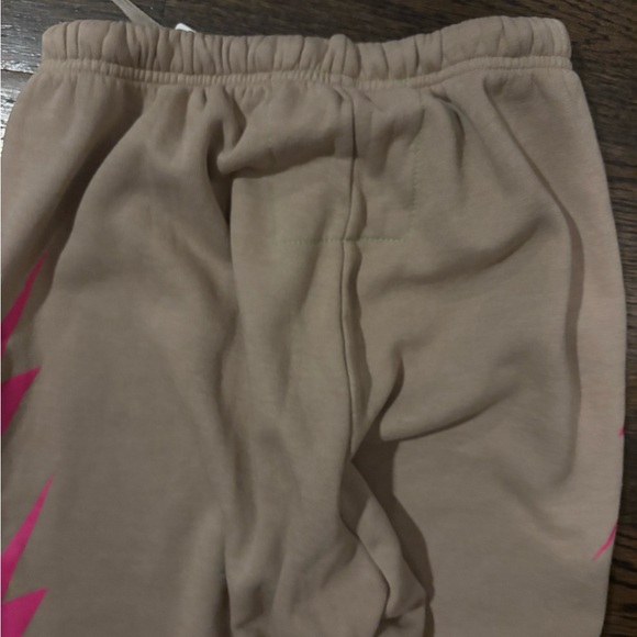 NWT Aviator Nation Pink Lightning Bolt Sweatpants Joggers - Picture 5 of 8